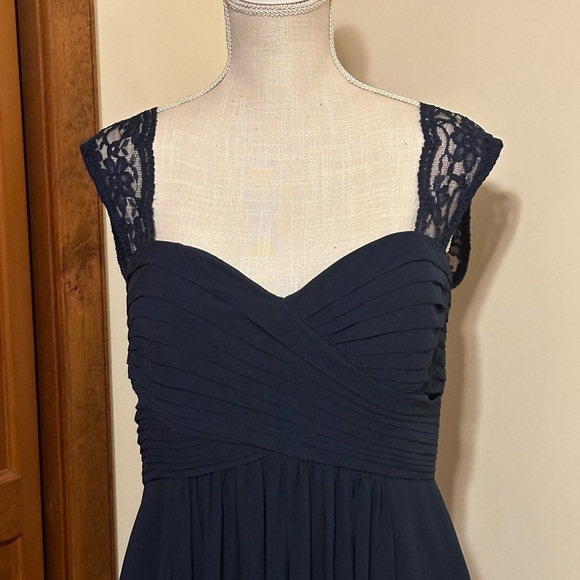 Navy Blue Bridesmaid or Wedding Guest Dress - Picture 3 of 6